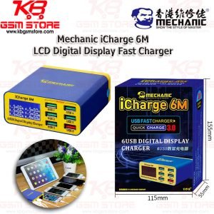 Mechanic iCharge 6M LCD Digital Display Fast Charger