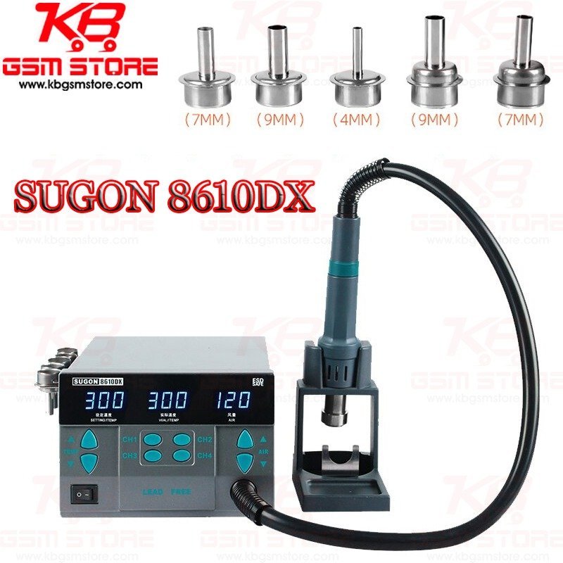 SUGON-8610DX-1000W-Hot-Air-Rework-Station-For-Phone-Repair