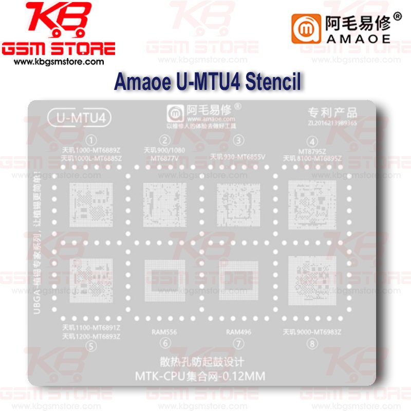 Amaoe U-MTU4 Stencil