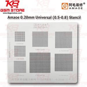 Amaoe 0.20mm Universal (0.5-0.8) Stencil