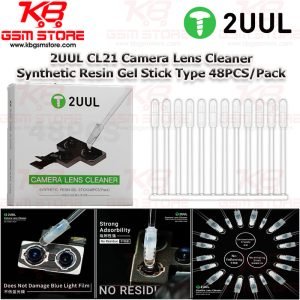 2UUL CL21 Camera Lens Cleaner Synthetic Resin Gel Stick Type 48PCS/Pack