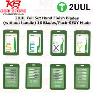 2UUL Full Set Hand Finish Blades (without handle) 16 Blades/Pack-SEXY Mode