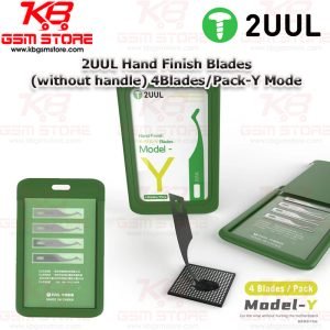 2UUL Hand Finish Blades (without handle) 4Blades/Pack-Y Mode