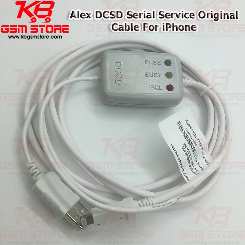 Alex DCSD Serial Service Original Cable For iPhone X