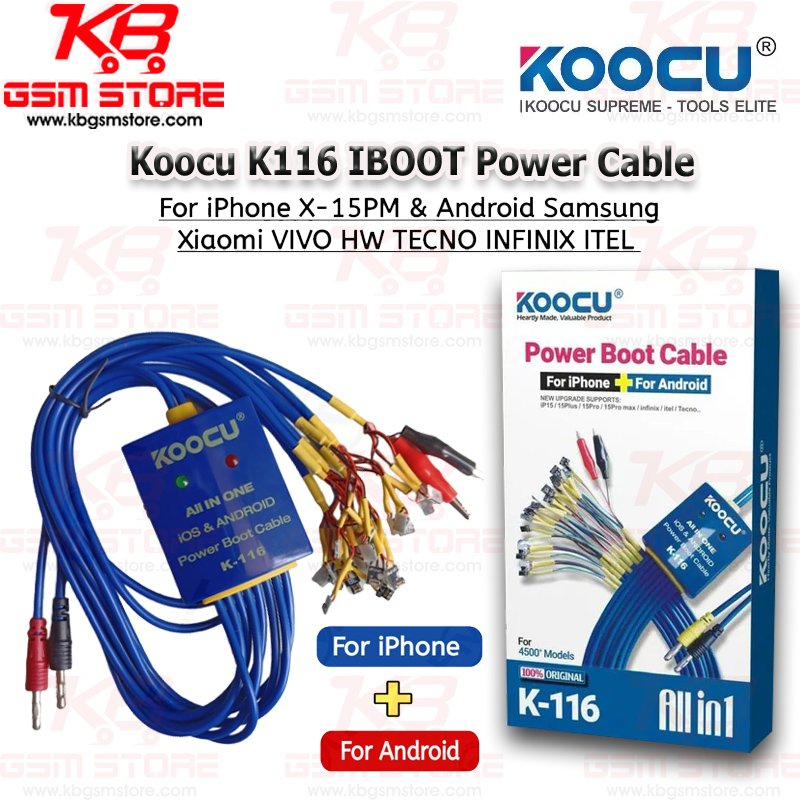 Koocu K116 IBOOT Power Cable