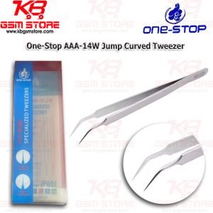 One-Stop AAA-14W Jump Curved Tweezer