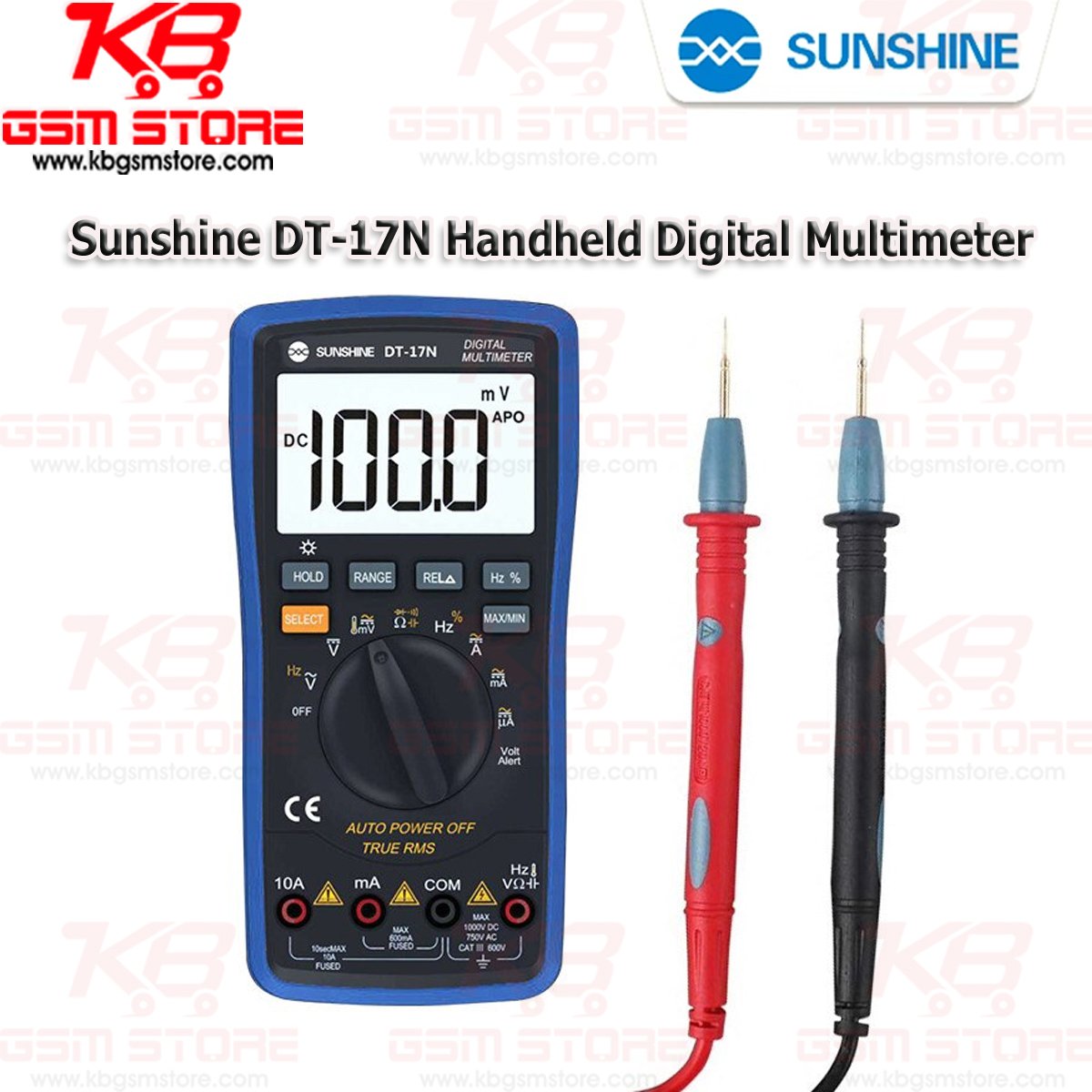 Sunshine DT-17N Handheld Digital Multimeter